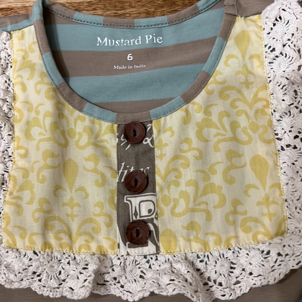 Mustard Pie girls dress size 6. - Picture 4 of 10